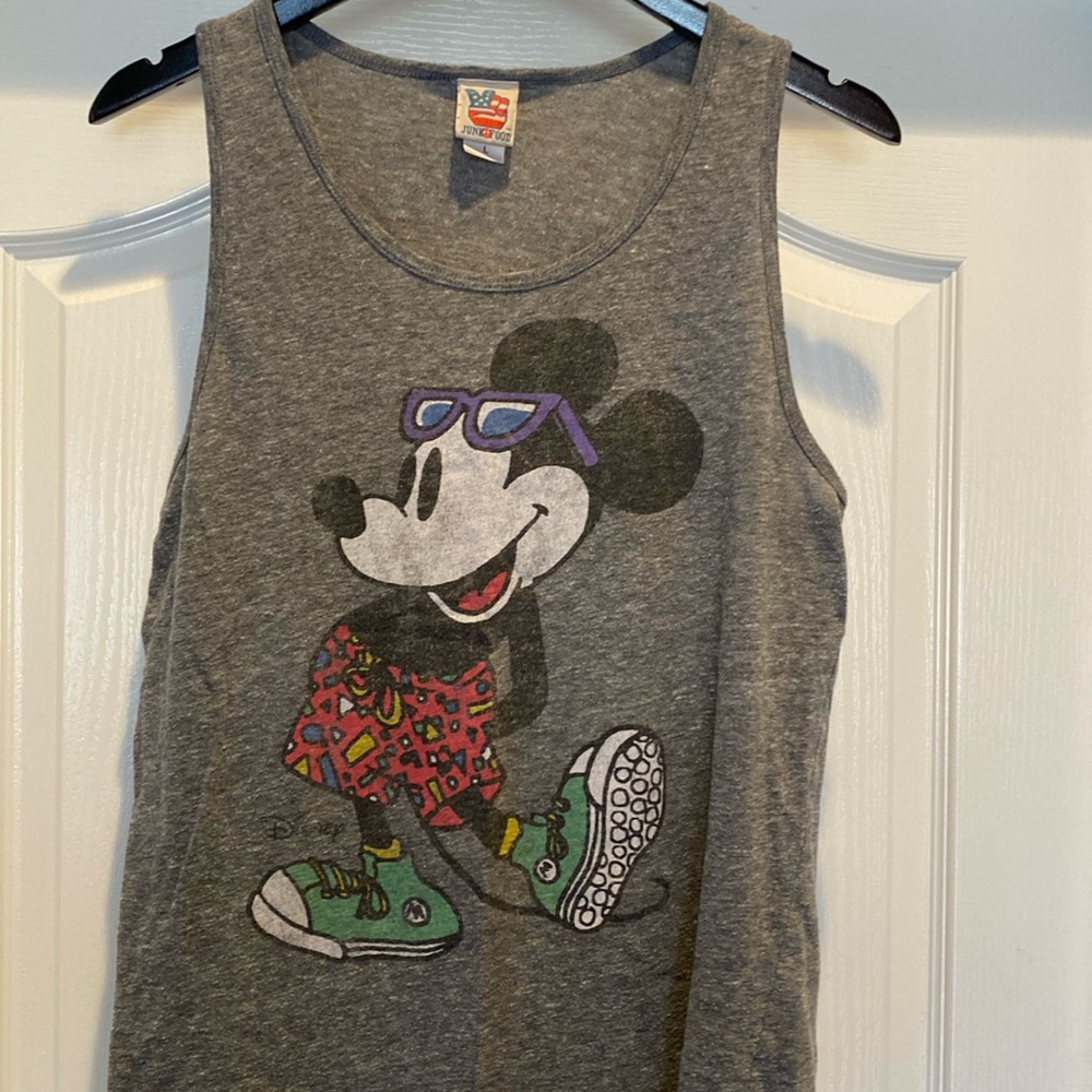 Junk Food Mickey Mouse Tank Top Large